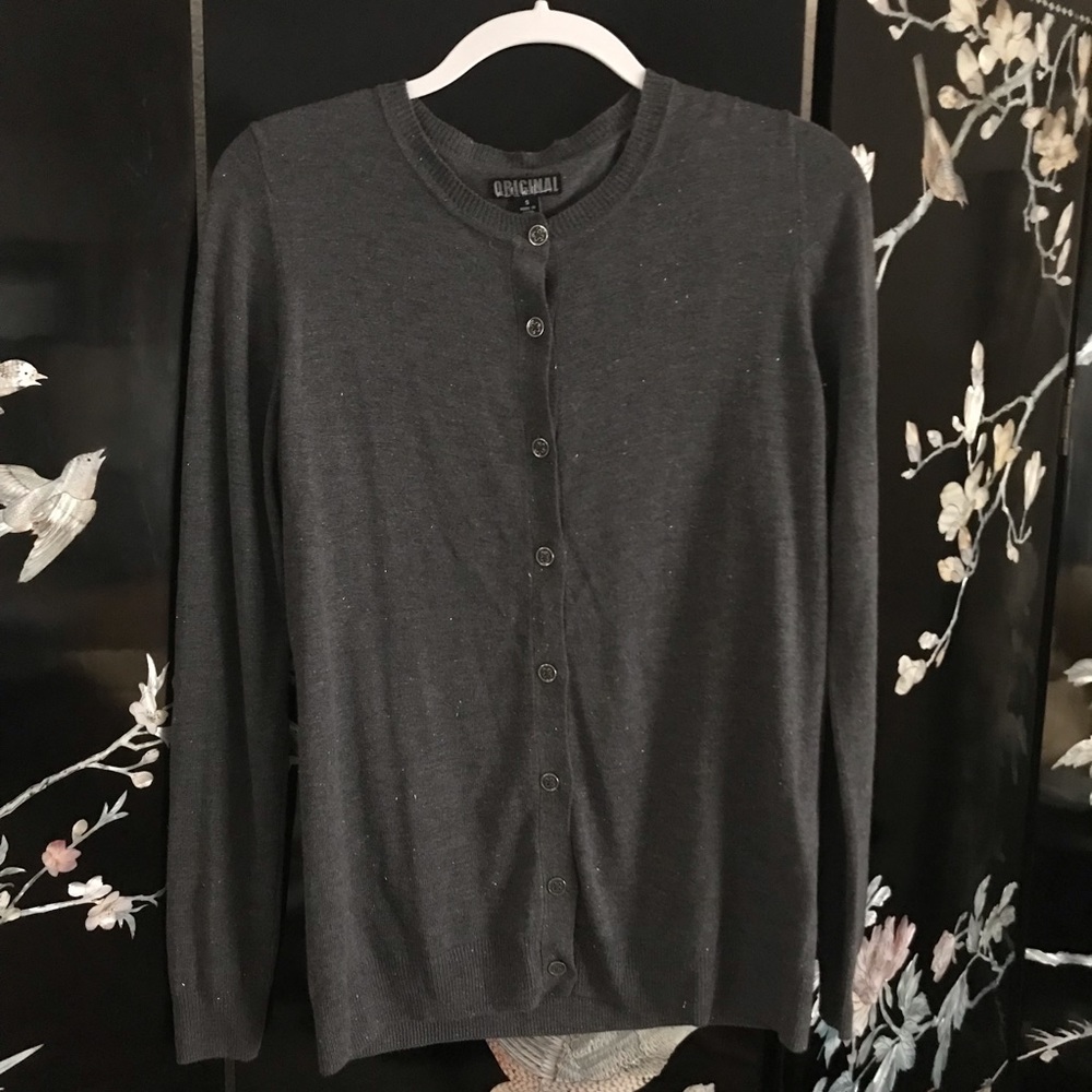 Sweater, Silver Threading. - image 1